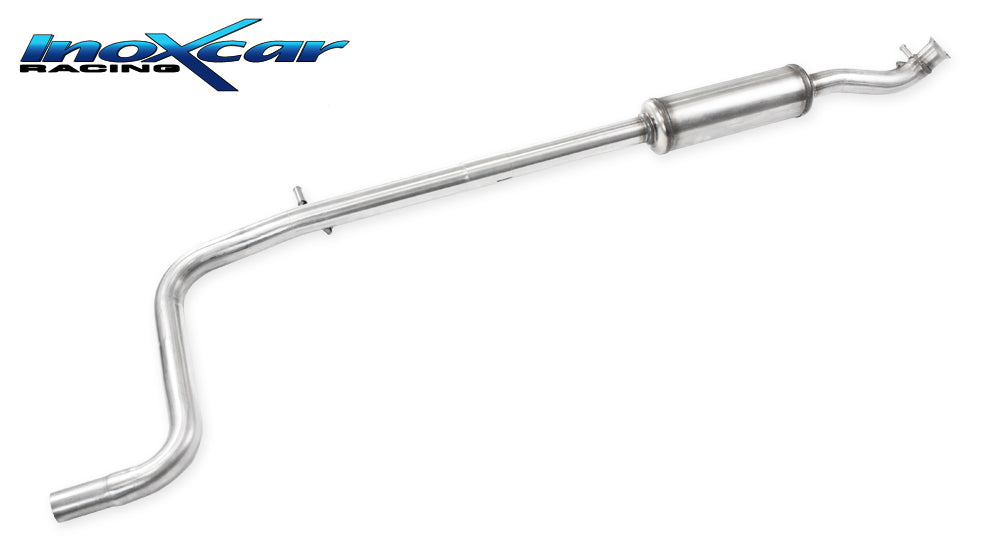 InoXcar TC208S.05 PEUGEOT 208 MK2 1.2 (75cv) Central Pipe With Silencer 1 | ML Performance UK Car Parts