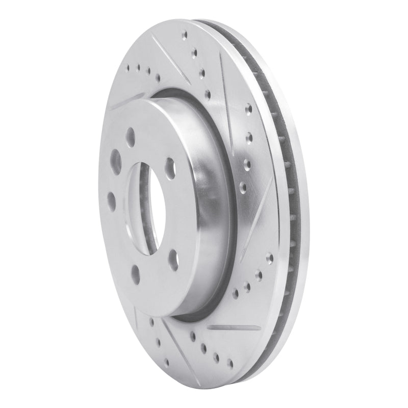 R1 Concepts R1 10-17 Volkswagen AMAROK (Mexico) Front Right Drilled & Slotted Silver Brake Rotor