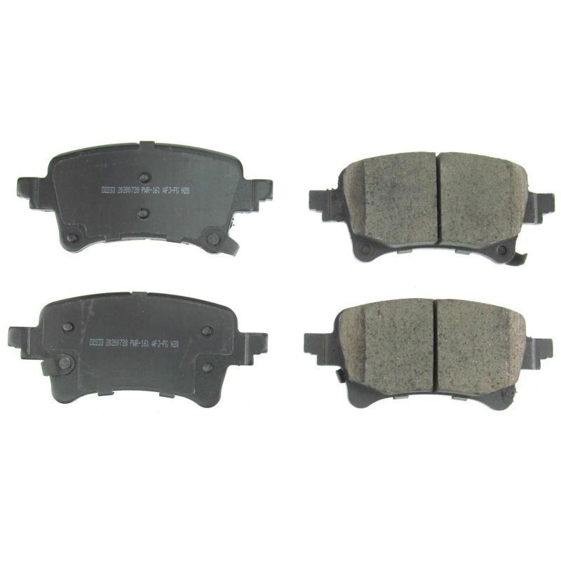 PowerStop Power Stop 2020 Jeep Gladiator Rear Z16 Evolution Ceramic Brake Pads