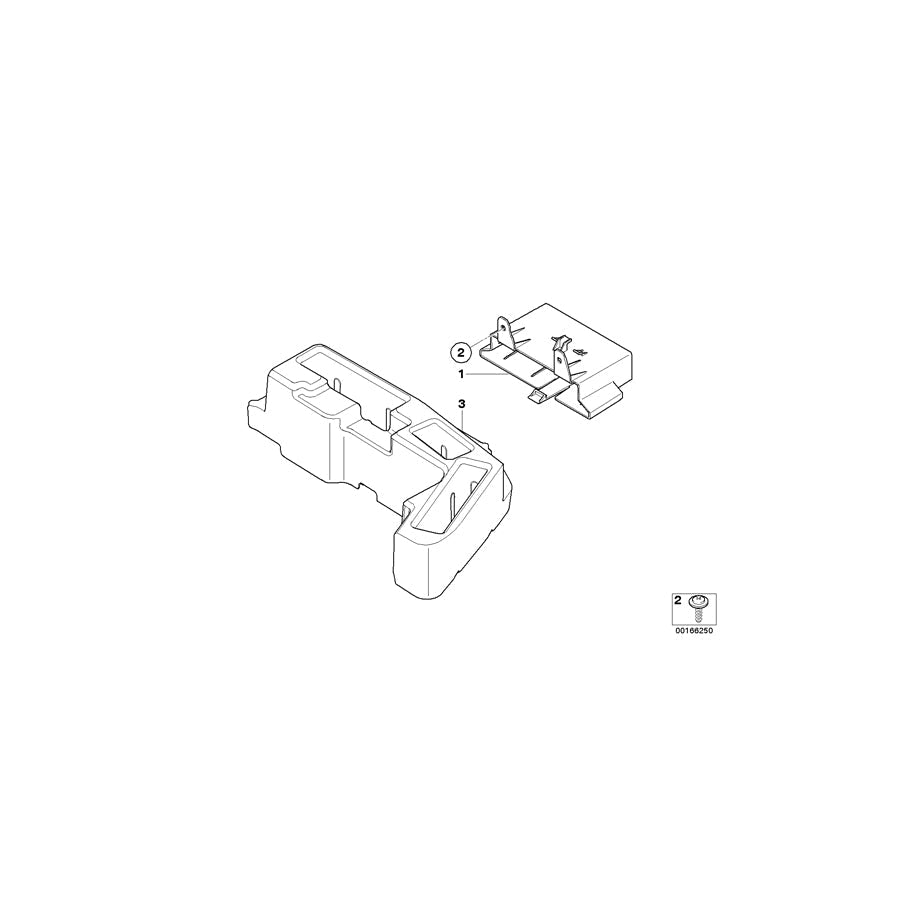 Genuine BMW 61357195197 E88 Equipment Carrier Cvm (Inc. 125i)