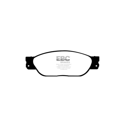 EBC PD13KF391 Jaguar Yellowstuff Front Brake Pad & GD Disc Kit - Girling/TRW Caliper (Inc. S-Type, XJ6, XJ8) 2 | ML Performance UK Car Parts
