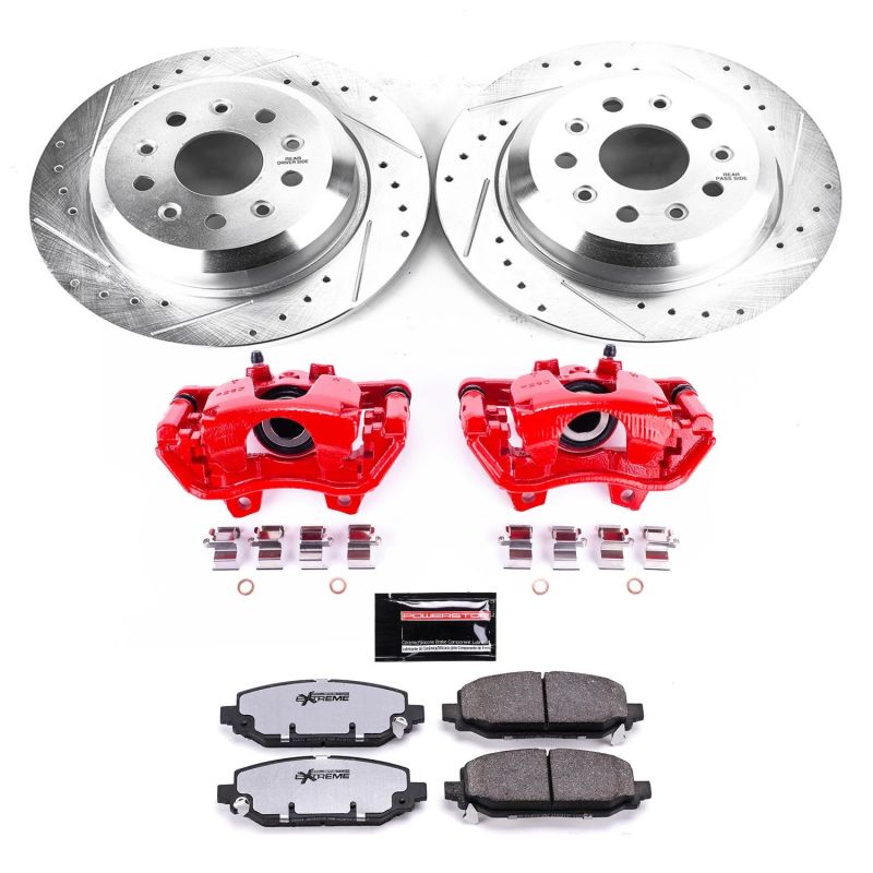 PowerStop Power Stop 18-19 Jeep Wrangler Rear Z36 Truck & Tow Brake Kit w/Calipers