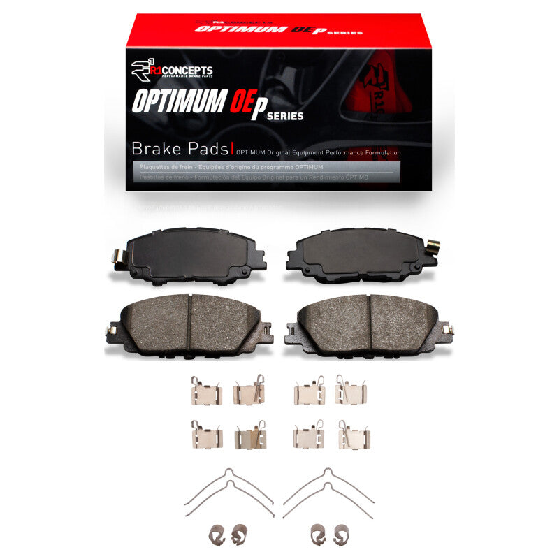 R1 Concepts R1 2019-2025 Toyota Corolla (Mexico) Front R1 Optimum OE Pads & Hardware Kit