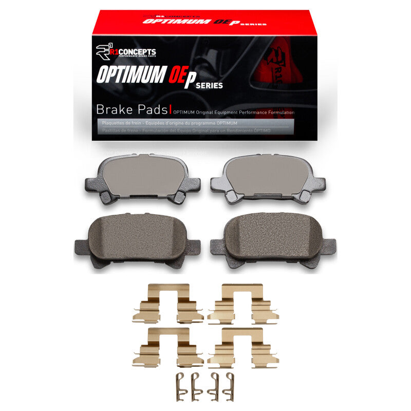 R1 Concepts R1 2002-2008 Toyota AVALON Rear R1 Optimum OE Pads & Hardware Kit