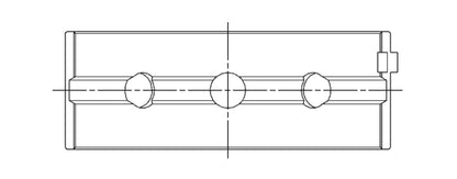 ACL Toyota 1RZ, 2RZ, 2TZ, 3RZ Inline 4 .025mm Oversized High Performance Main Bearing Set