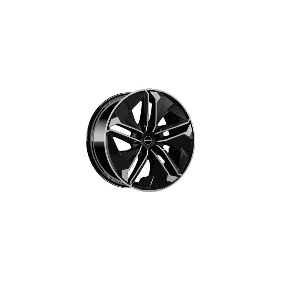 Borbet TX 9x21 ET38 TX 902138108563,4BPG Black Glossy Polished Wheel