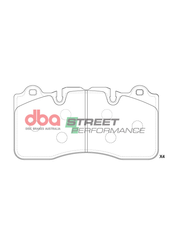DBA 17-18 Alfa Romeo Giulia Quadrifoglio SP Performance Front Brake Pads
