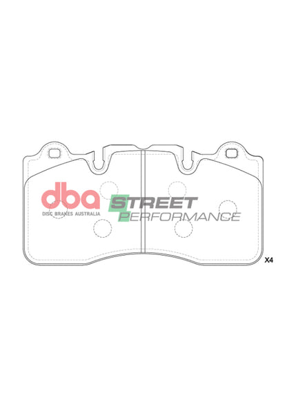 DBA 17-18 Alfa Romeo Giulia Quadrifoglio SP Performance Front Brake Pads
