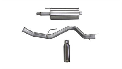 CORSA Performance Corsa 2015-2020 Ford F-150 5.0L V8 Cat-Back Single Side Exit w/ 4.0in Polished Tip
