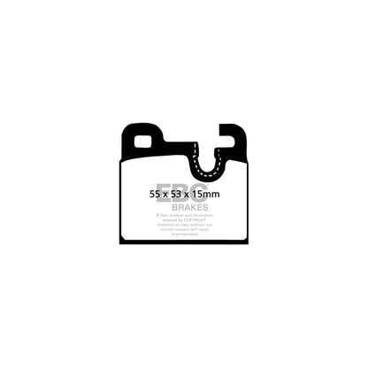 EBC PD40K370 BMW E12 Ultimax Pad & Plain Disc Kit - ATE Caliper 3 | ML Performance UK Car Parts