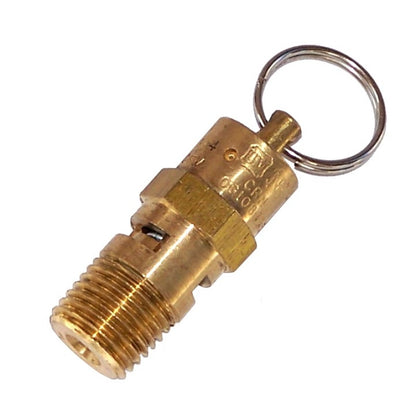 Kleinn Air Horns Kleinn Safety Valve - 1/4In M NPT - 155 PSI Rated Pop-Off Valve