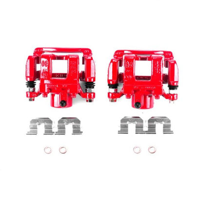 PowerStop Power Stop 11-15 Hyundai Sonata Rear Red Calipers w/Brackets - Pair