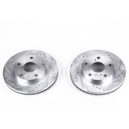 PowerStop Power Stop 92-01 Toyota Camry Front Evolution Drilled & Slotted Rotors - Pair