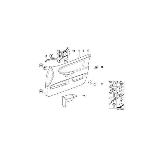 Genuine BMW 51417028799 E36 Cover Airbag Left GRAU (Inc. 325is, 318is & 328i) | ML Performance UK Car Parts