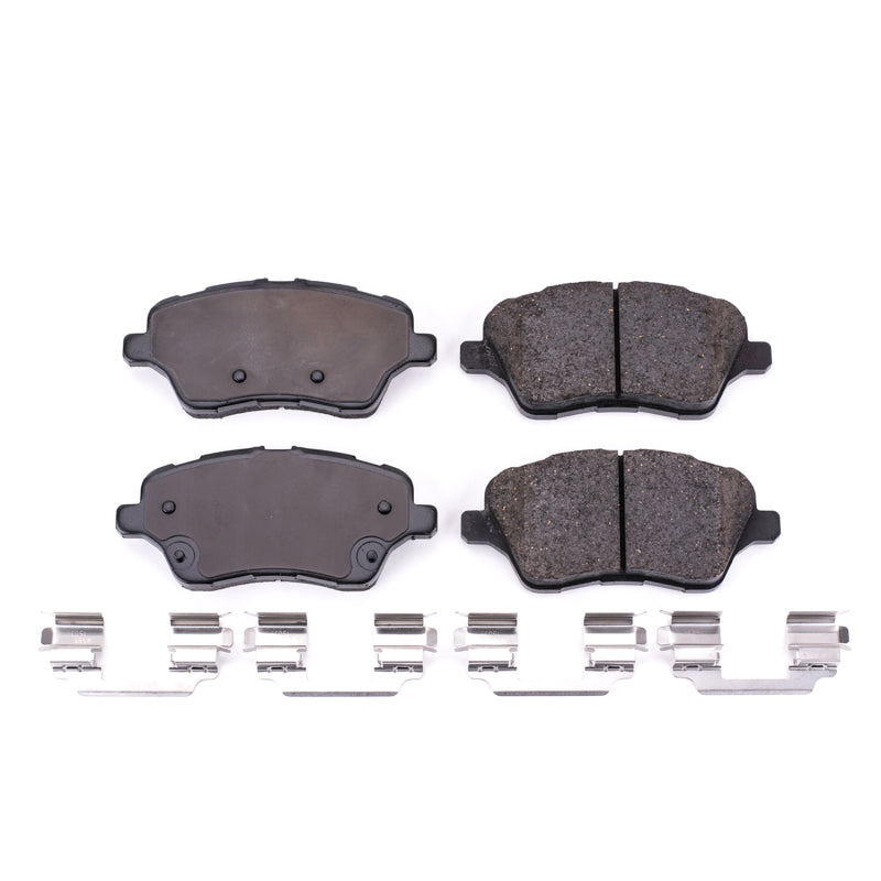 PowerStop Power Stop 14-19 Ford Fiesta Front Z17 Evolution Ceramic Brake Pads w/Hardware
