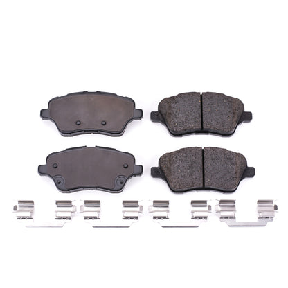 PowerStop Power Stop 14-19 Ford Fiesta Front Z17 Evolution Ceramic Brake Pads w/Hardware
