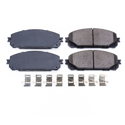 PowerStop Power Stop 14-20 Jeep Cherokee Front Z17 Evolution Ceramic Brake Pads w/Hardware