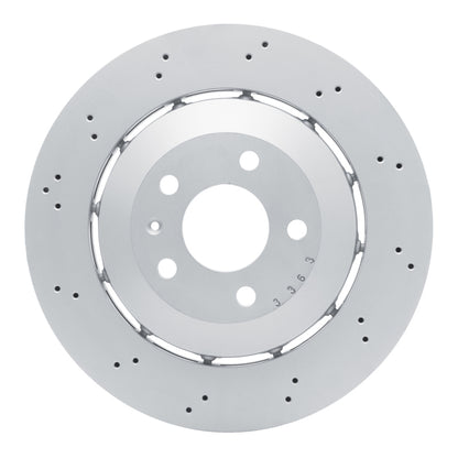 DFC 13-15 Audi RS5 Rear Drilled Hi-Carbon Alloy Geomet Coated Rotor