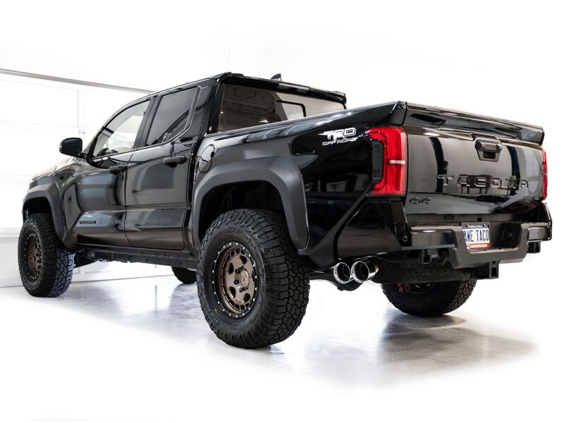 AWE Tuning Exhaust for 4th Gen Toyota Tacoma Dual Chrome Silver Tips