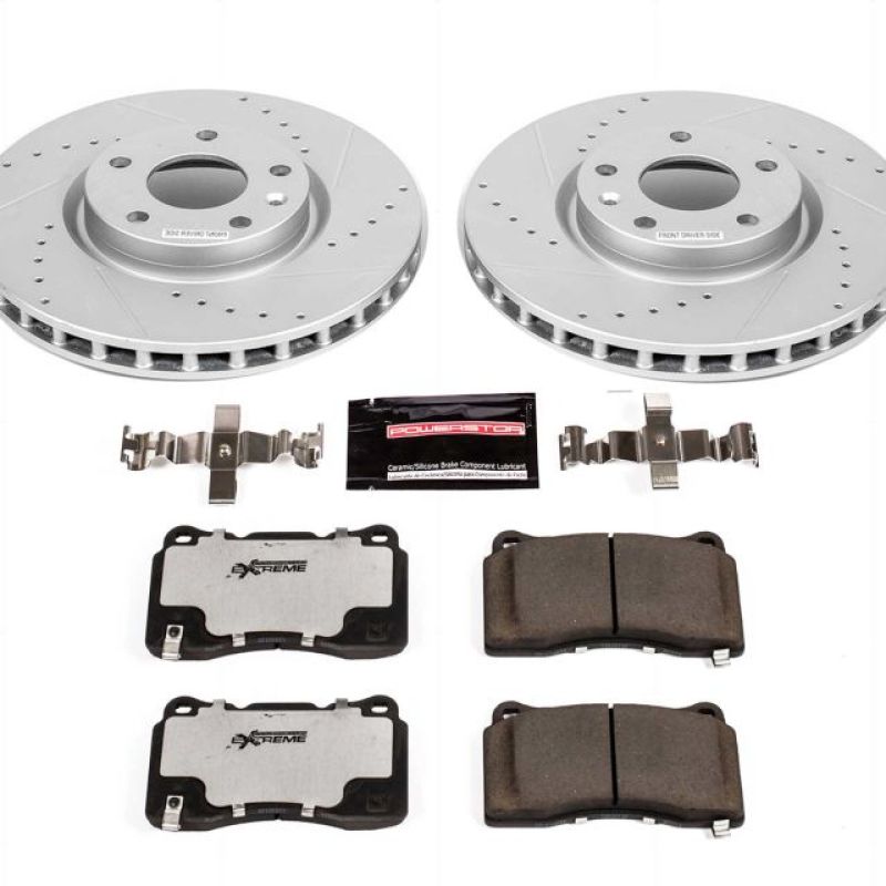 PowerStop Power Stop 15-19 Chevrolet Corvette Front Z26 Street Warrior Brake Kit