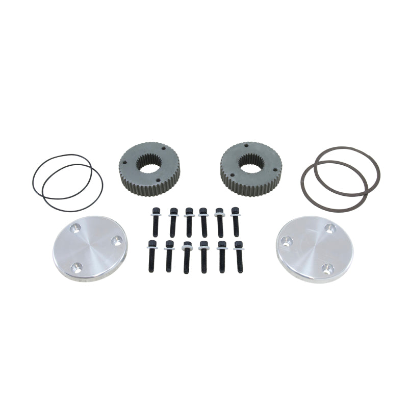 Yukon Gear & Axle Yukon Gear Hardcore Drive Flange Kit For Dana 60 / 30 Spline Outer Stubs. Non-Engraved Caps