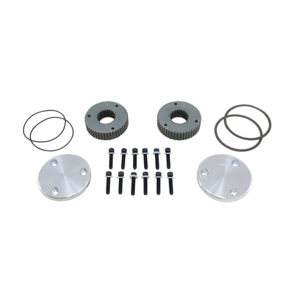 Yukon Gear & Axle Yukon Gear Hardcore Drive Flange Kit For Dana 60 / 30 Spline Outer Stubs. Non-Engraved Caps