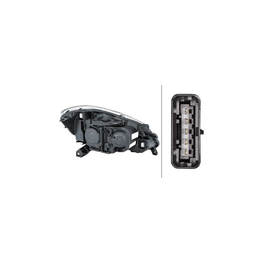 Hella 1EE 354 536-011 Headlight For Renault Clio