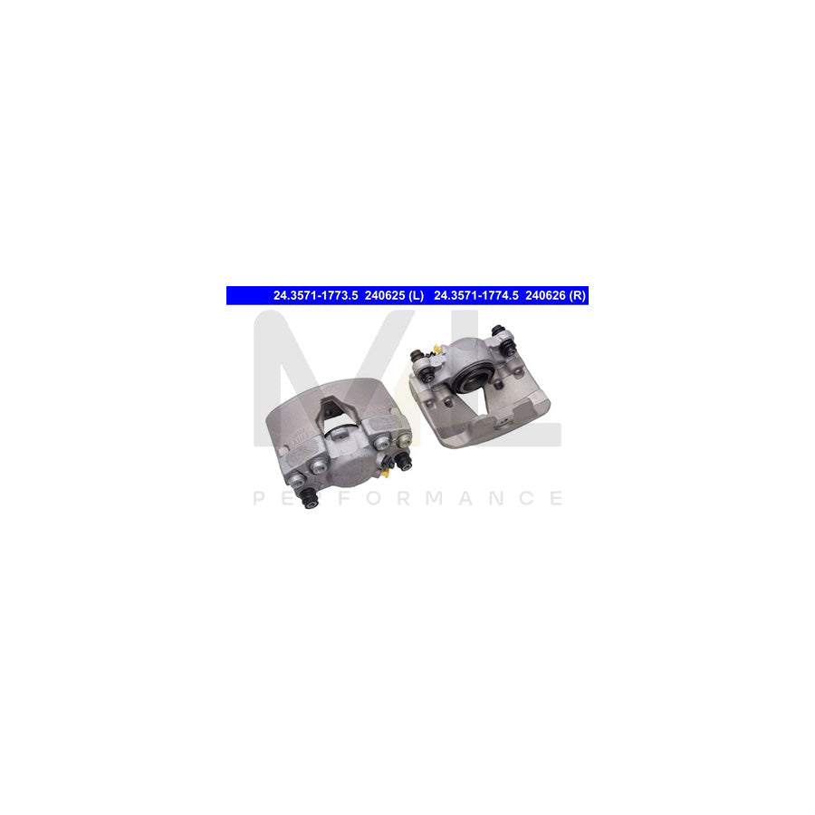 ATE 24.3571-1774.5 Brake Caliper without holder