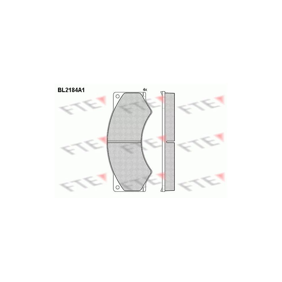 FTE Bl2184A1 Brake Pad Set
