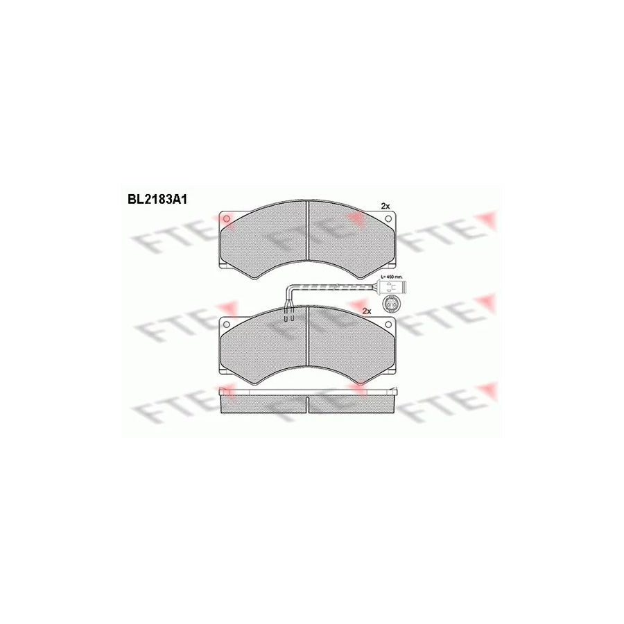 FTE Bl2183A1 Brake Pad Set