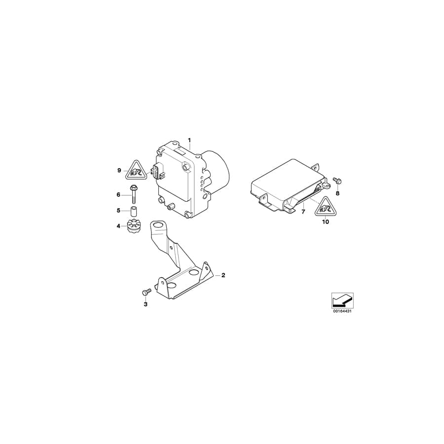 Genuine BMW 61138352350 E39 E38 Universal Socket Housing Uncoded 15 POL. (Inc. 528i, 535i & 525td)