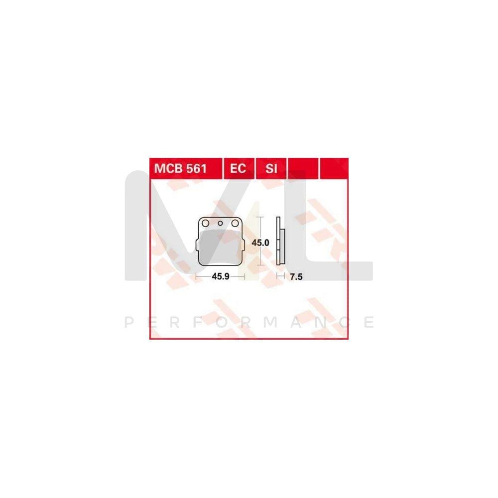 TRW Sinter Offroad Mcb561Si Brake Pad Set