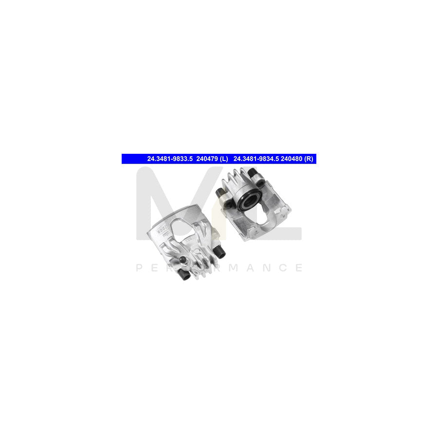 ATE 24.3481-9834.5 Brake Caliper without holder