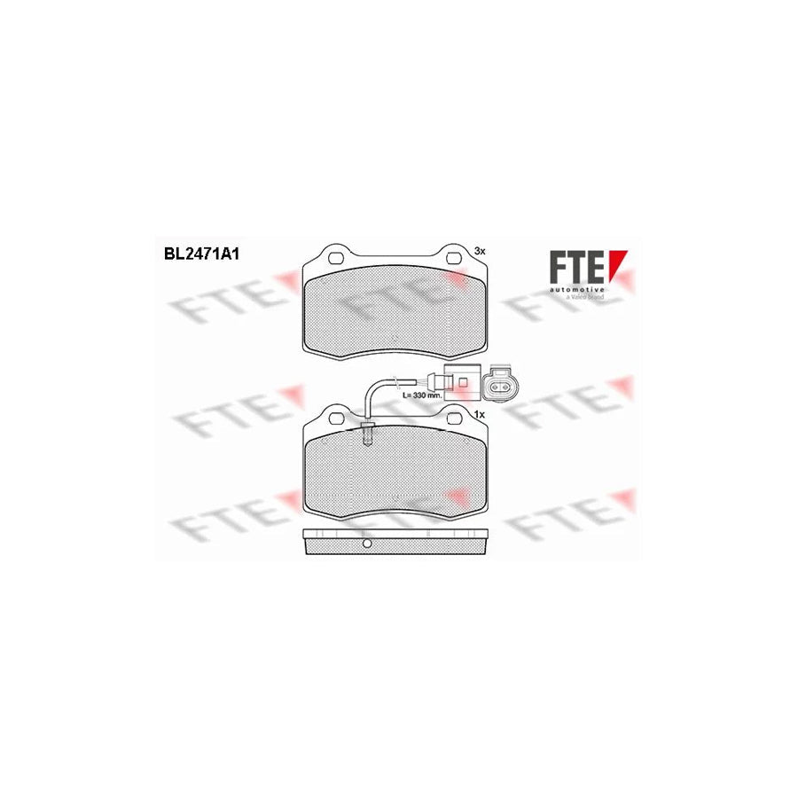 FTE 9010752 Brake Pad Set