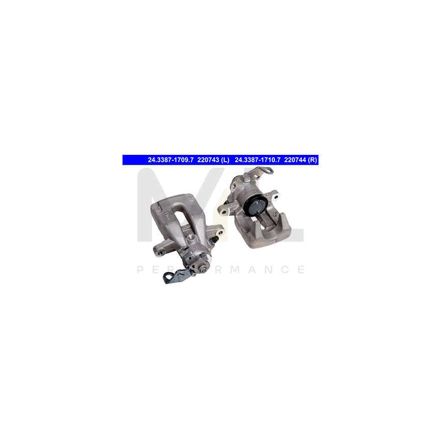 ATE 24.3387-1710.7 Brake Caliper without holder