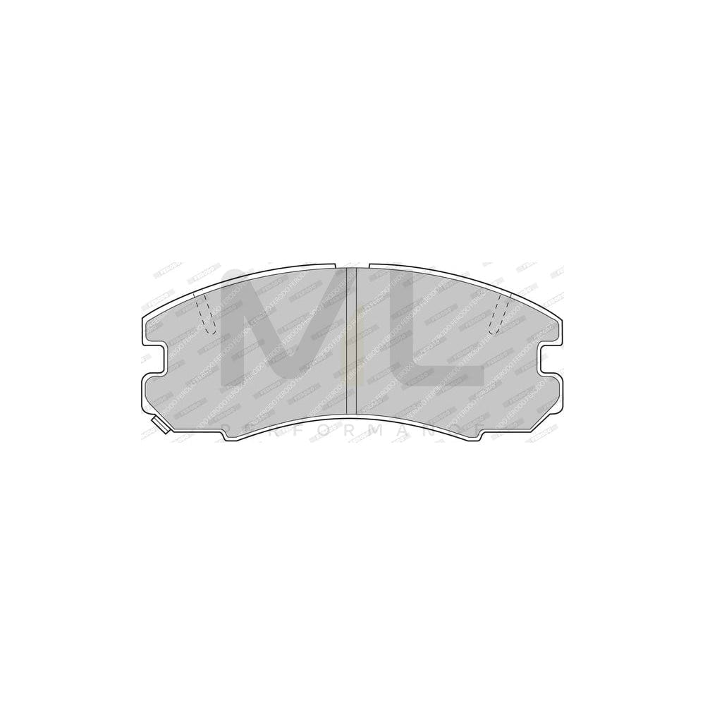 Ferodo FDB684 Brake Pad Set With Acoustic Wear Warning