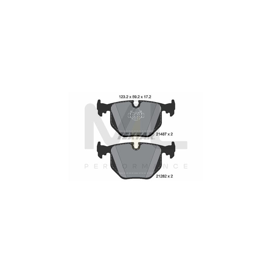 TEXTAR epad 2148781 Brake pad set prepared for wear indicator