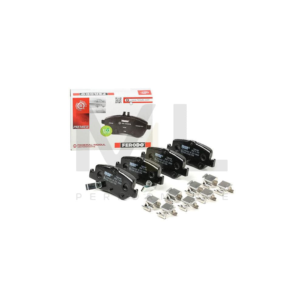 Ferodo Premier Eco Friction FDB4048 Brake Pad Set With Acoustic Wear Warning, With Accessories