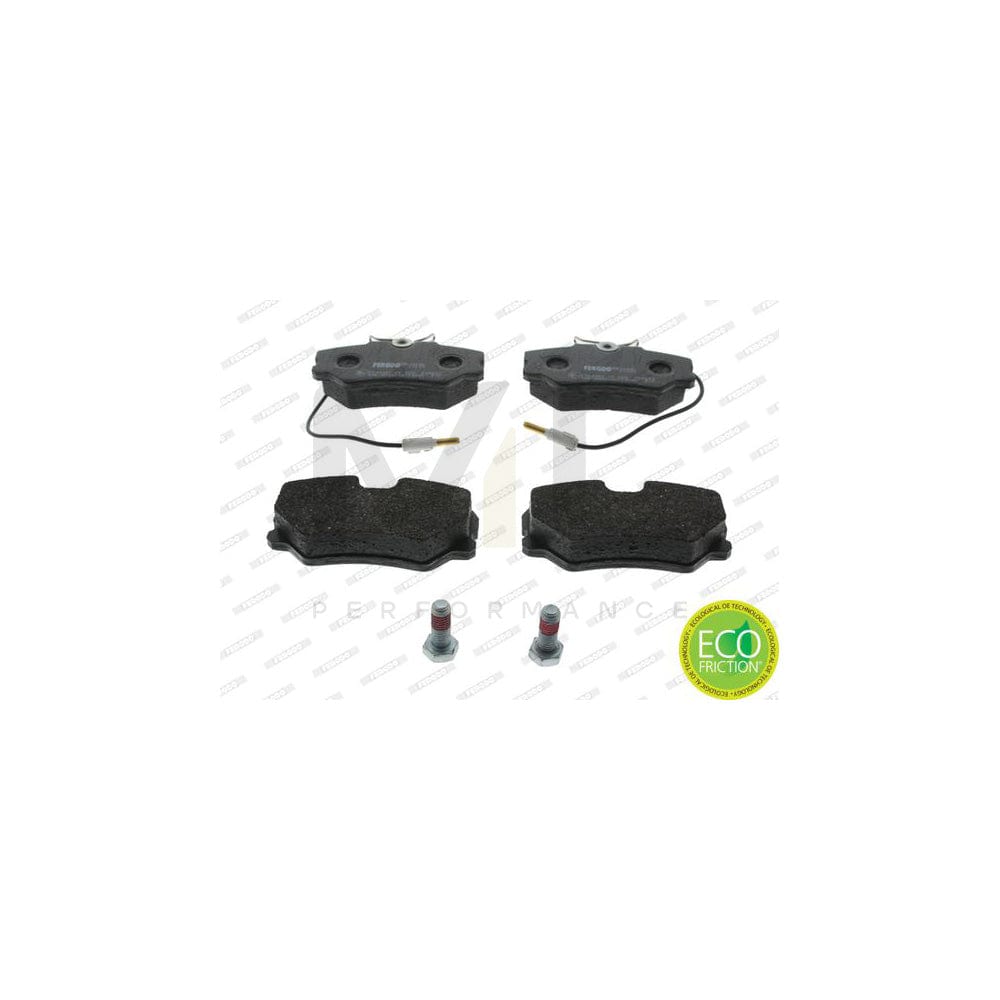 Ferodo Premier Eco Friction FDB540 Brake Pad Set Incl. Wear Warning Contact, With Brake Caliper Screws, With Accessories