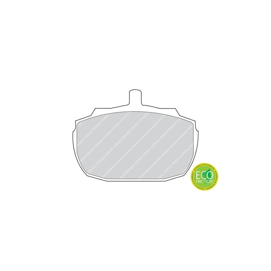 Ferodo FSL1112 Brake Pad Set Fuse+ Technology, Incl. Wear Warning Contact