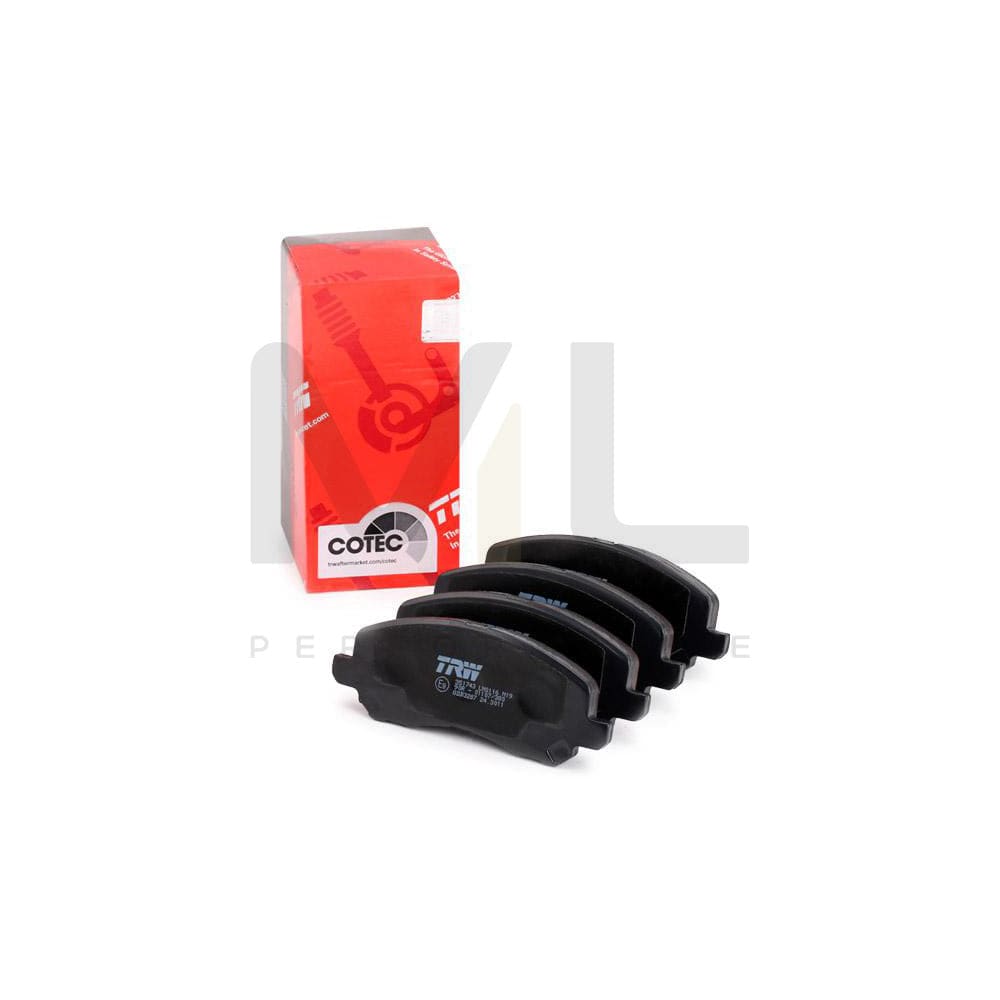 TRW Cotec Gdb3287 Brake Pad Set With Acoustic Wear Warning, With Accessories