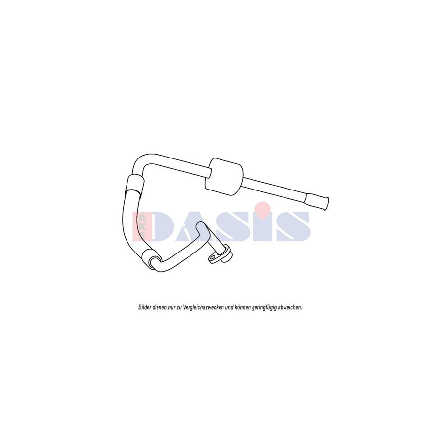 AKS Dasis 885831N High- / Low Pressure Line, Air Conditioning