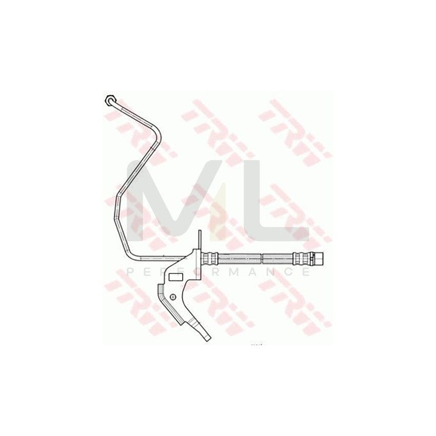 TRW PHD563 Brake Hose 330mm, M10x1