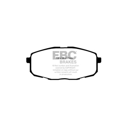 EBC PD01KF757 Kia Carens Greenstuff Front Brake Pad & Plain Disc Kit  - Sumitomo Caliper 2 | ML Performance UK Car Parts