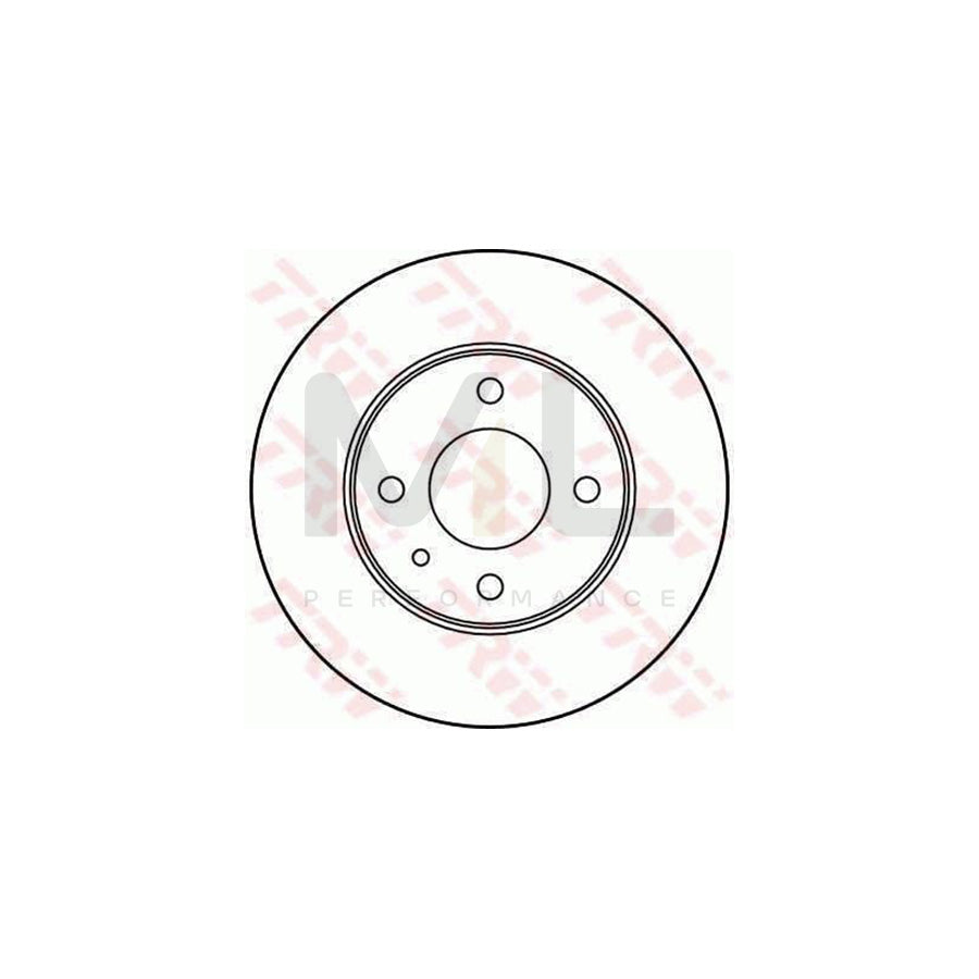 TRW DF1751 Brake Disc Solid  - 1 piece