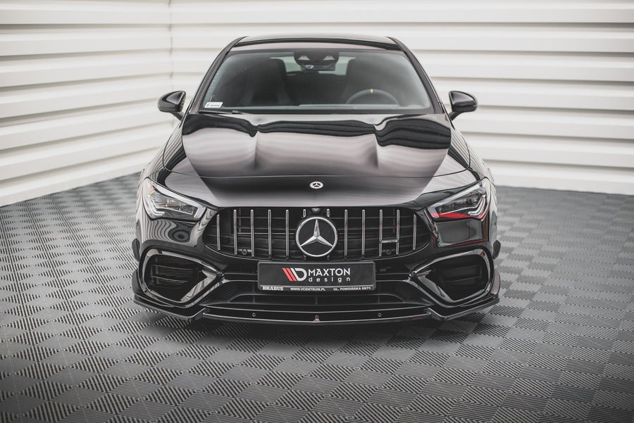 Maxton Design Mercedes Benz CLA 45 AMG Aero C118 Front Splitter V.2