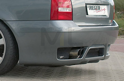 Rieger 00055057 Audi B5 A4 Rear Bumper 2 | ML Performance UK Car Parts
