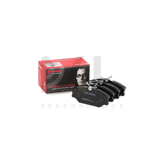 Brembo P 68 027 Brake Pad Set Excl. Wear Warning Contact, With Brake Caliper Screws