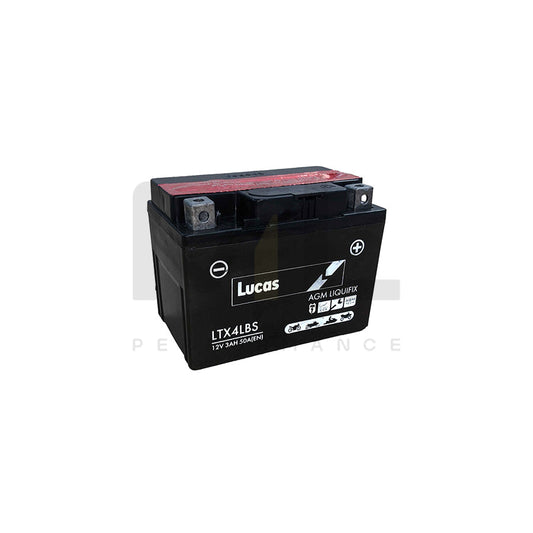 Lucas LTX4L-BS Motorbike Battery