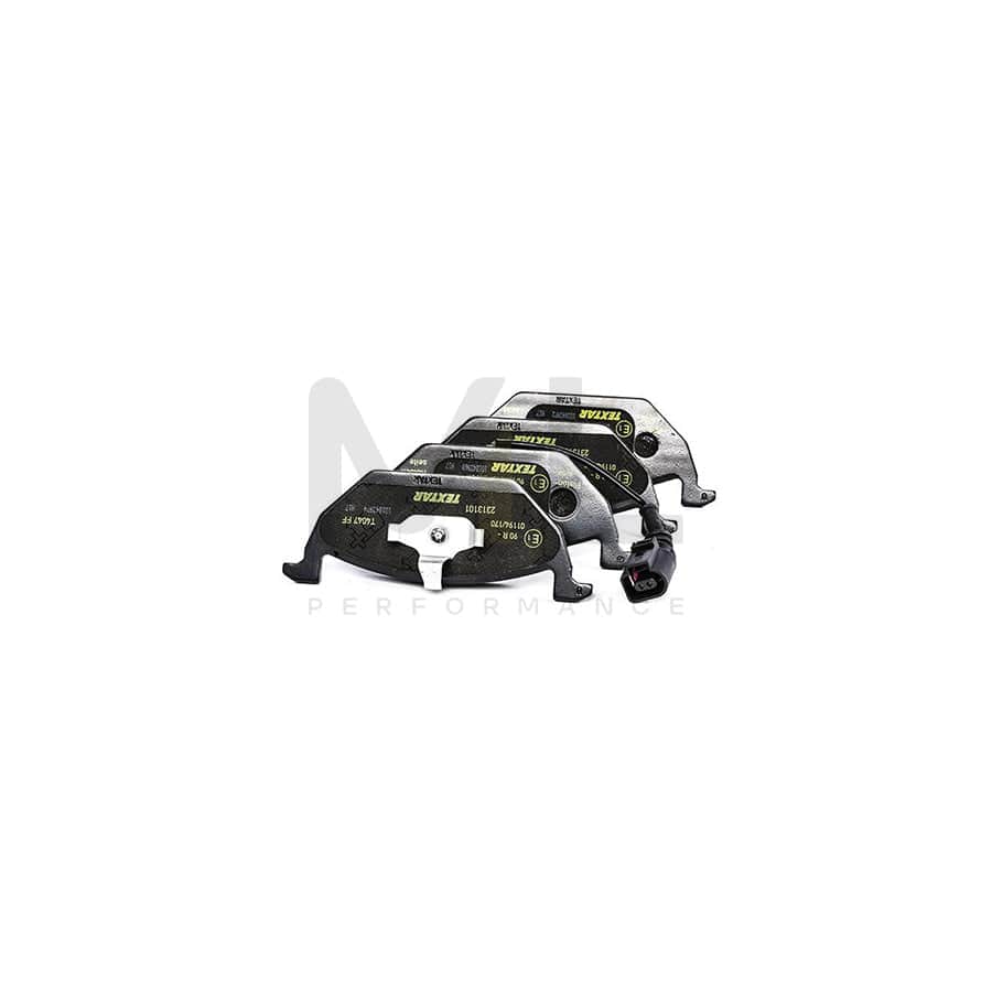 TEXTAR 2313101 Brake pad set with integrated wear warning contact